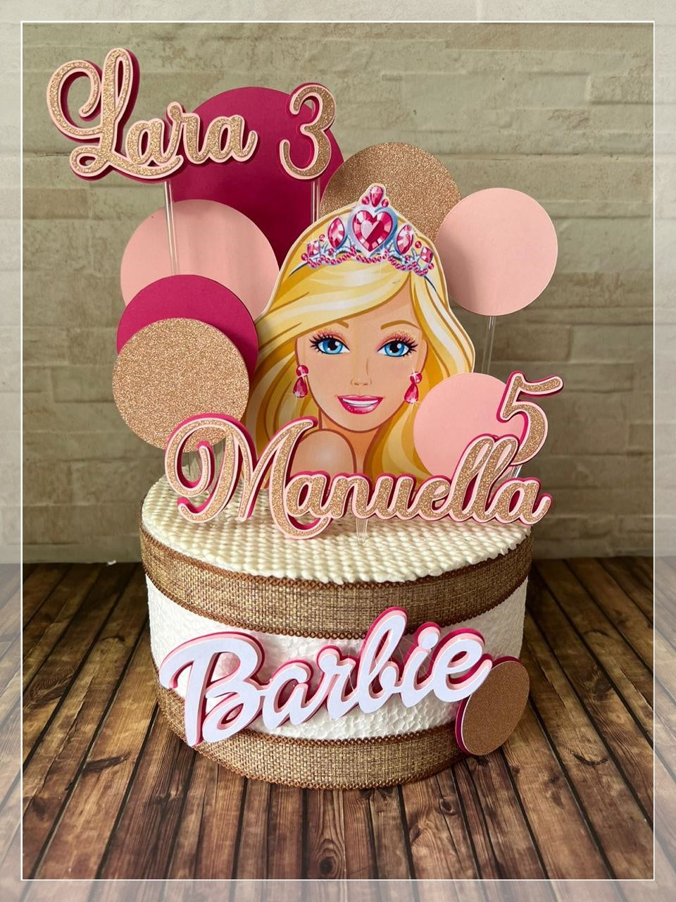 Topo de Bolo - Barbie