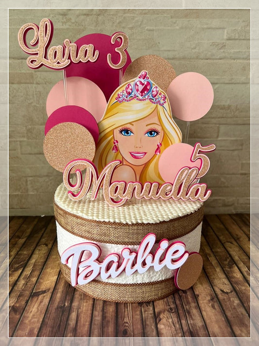 Topo de Bolo - Barbie